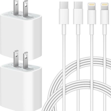iPhone Super Fast Charger iPad Charger 20W US C Wal Charer with 6FT Fast Charoing Fast Cables Compatble with iPhone 14/14Pro Max/iPhone 13/13Pro/12/12 Pro/11/iPad pro, 2 Pack